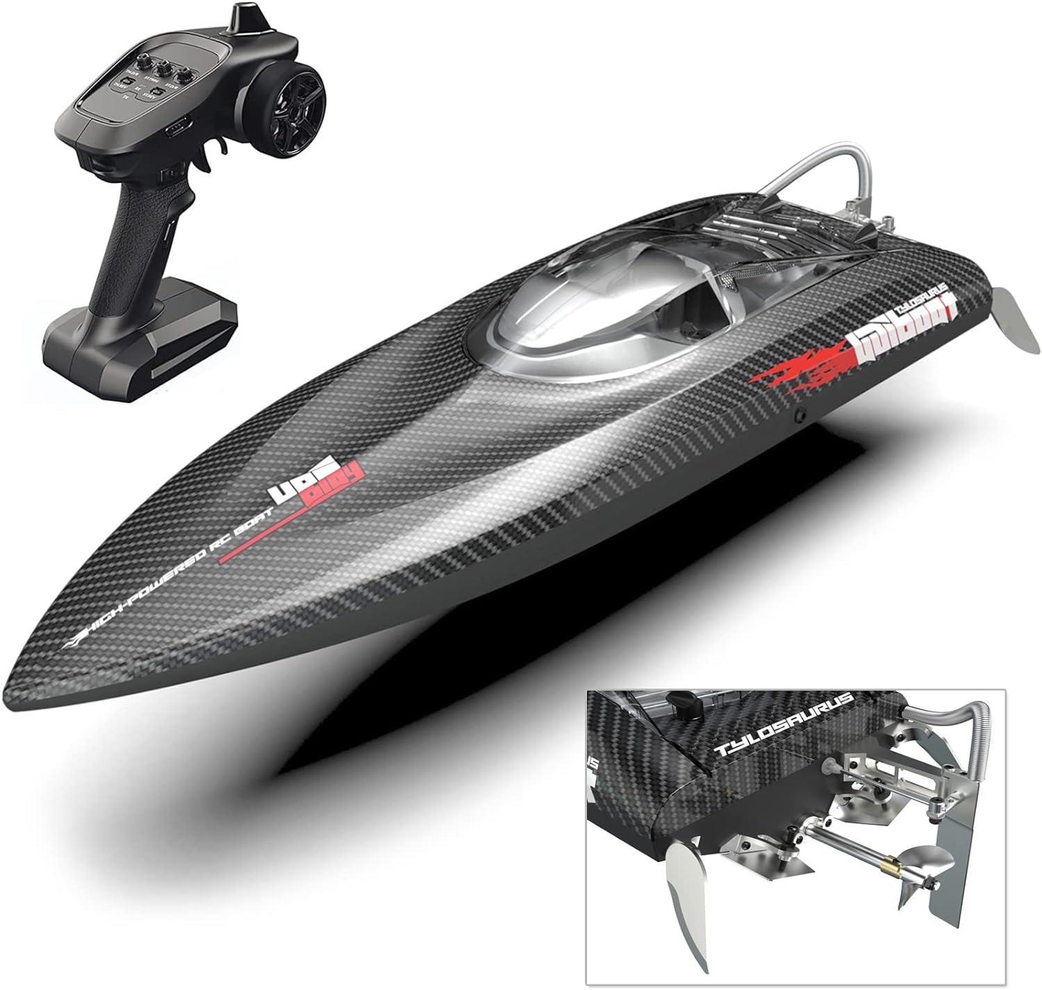 Cheerwing 25" Brushless RC Boat for Adults, 30+MPH Fast Remote Control Boat for Lakes and Pools - RC Battery Depot - 